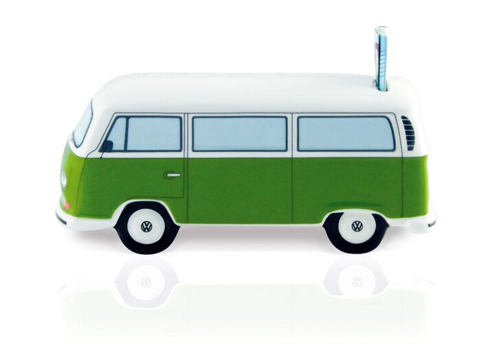 Volkswagen Bulli T2 Spardose grün, 1:22